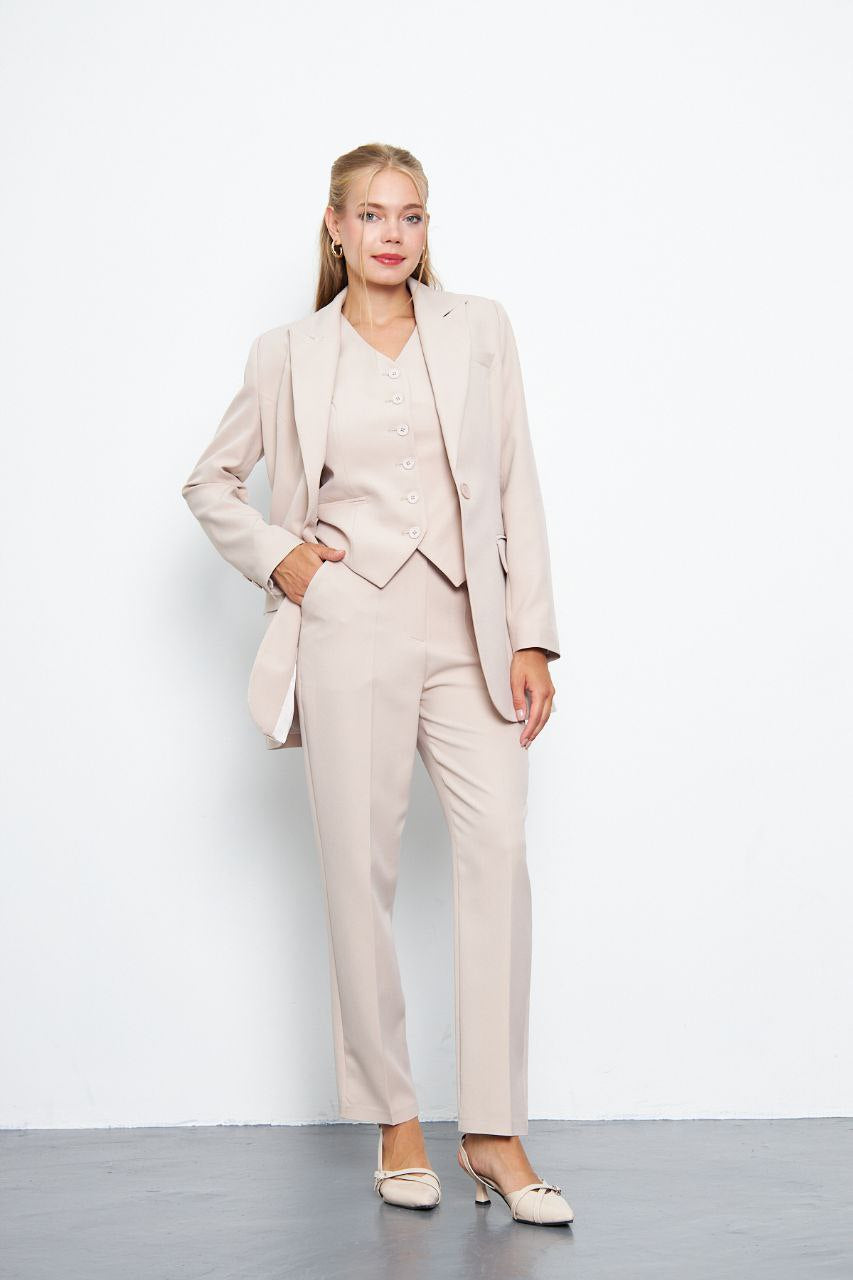 Beigi Formal suit - Beige Co-ord set