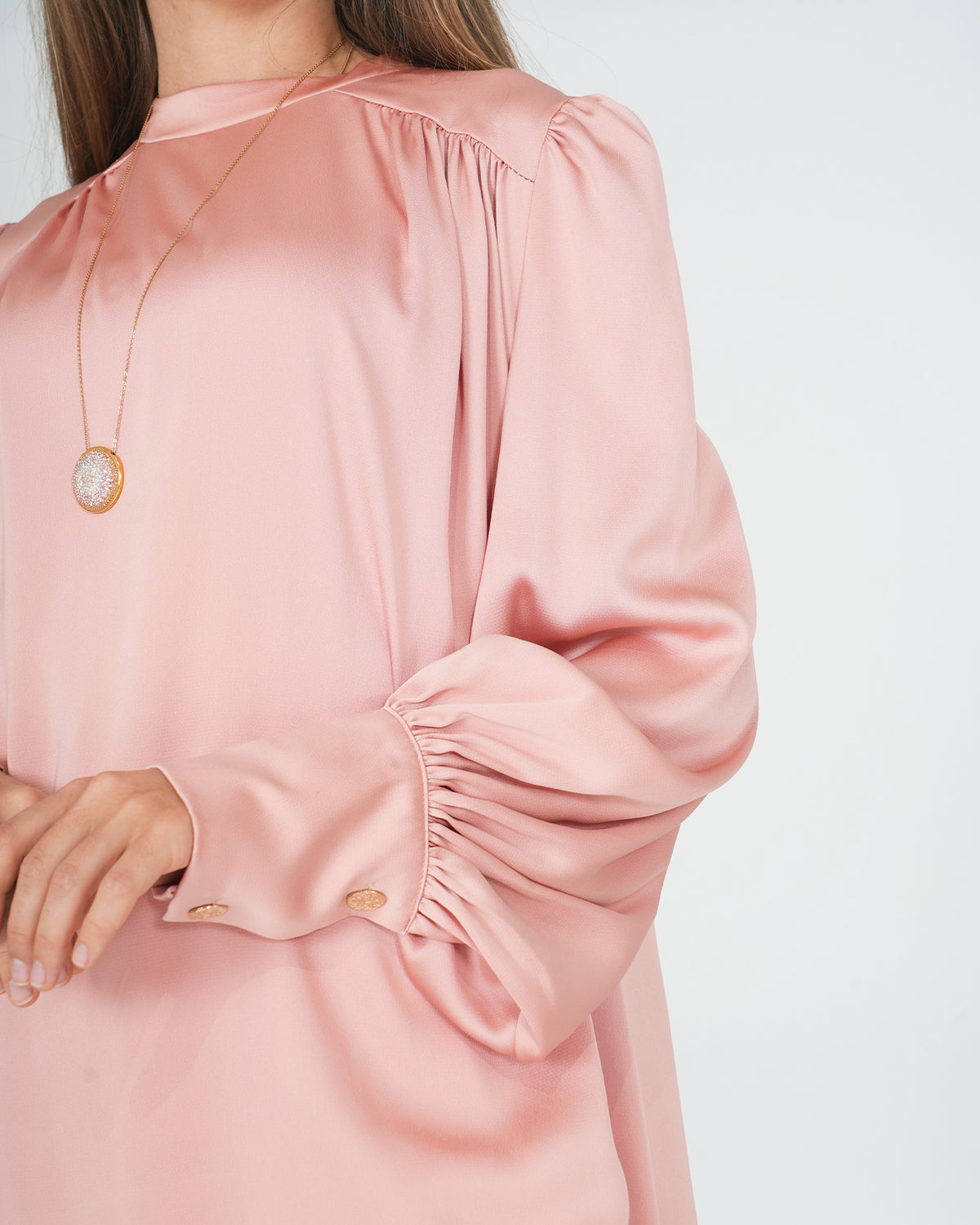 Shirt tunic with long sleeve