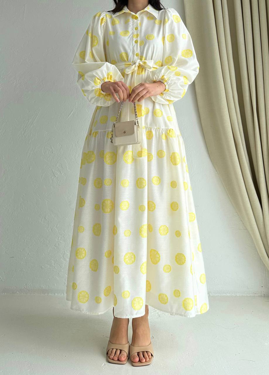 Lemon Dress - Long sleeve