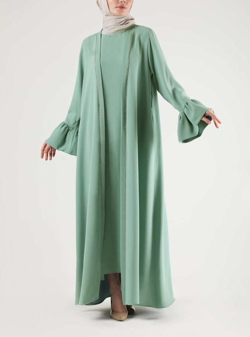 Aladdin abaya with inner dress