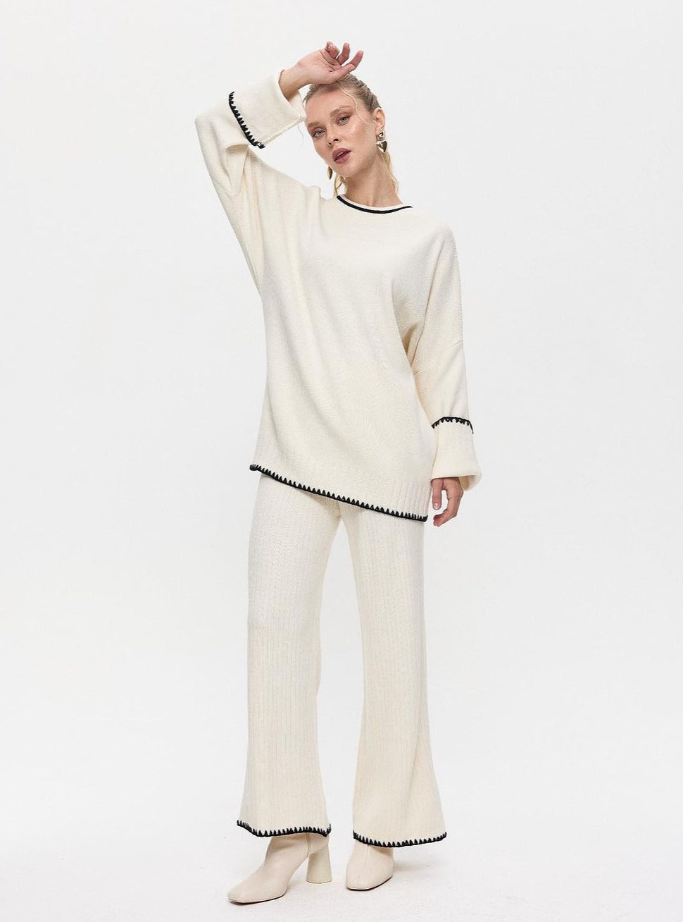 Women's winter co-ord set - Off-white