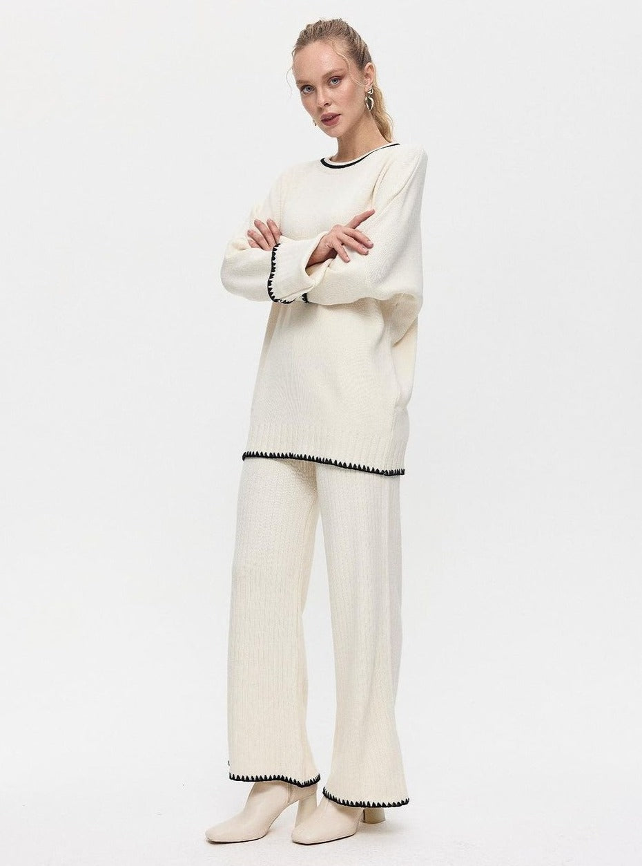 Women's winter co-ord set - Off-white