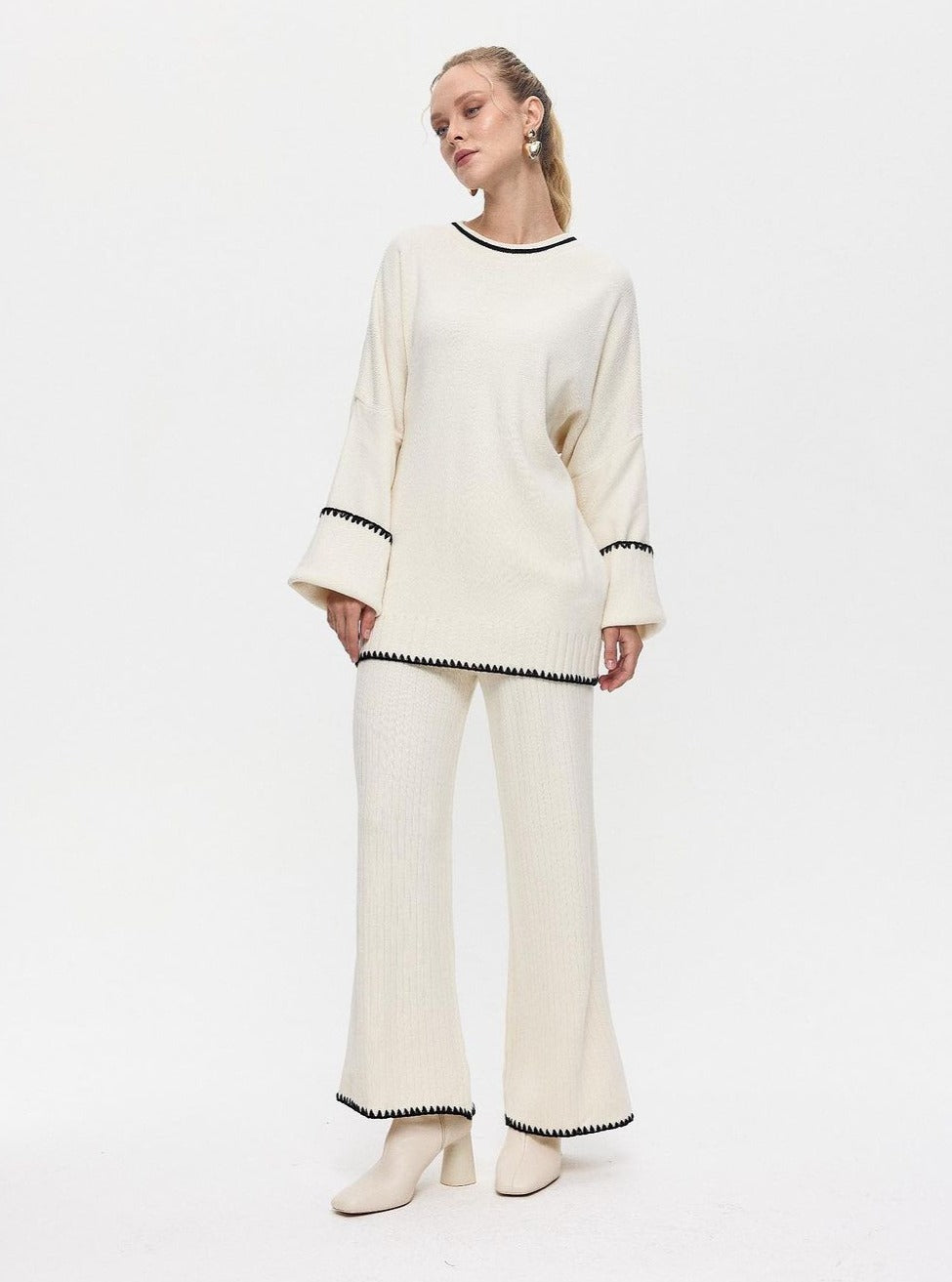 Women's winter co-ord set - Off-white