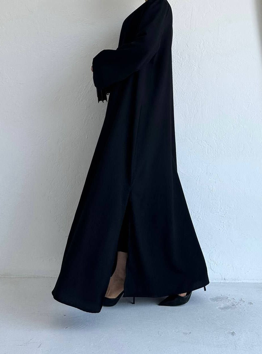 Noeud Papillon fionka abaya - Black