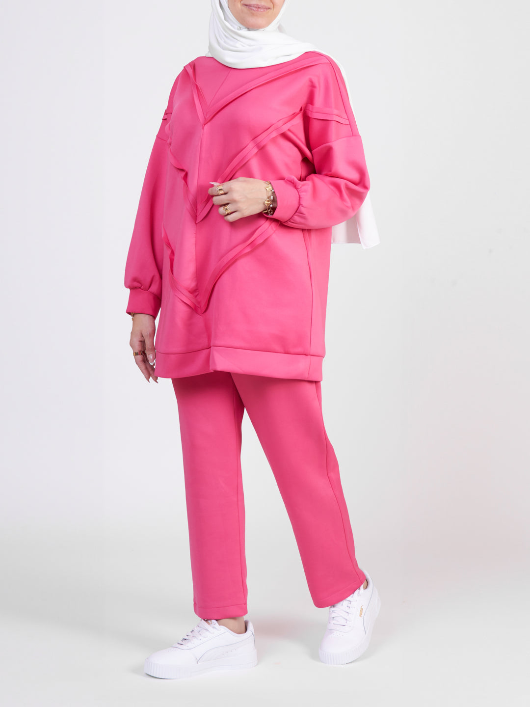 Tracksuit co-ord set - Fuchsia