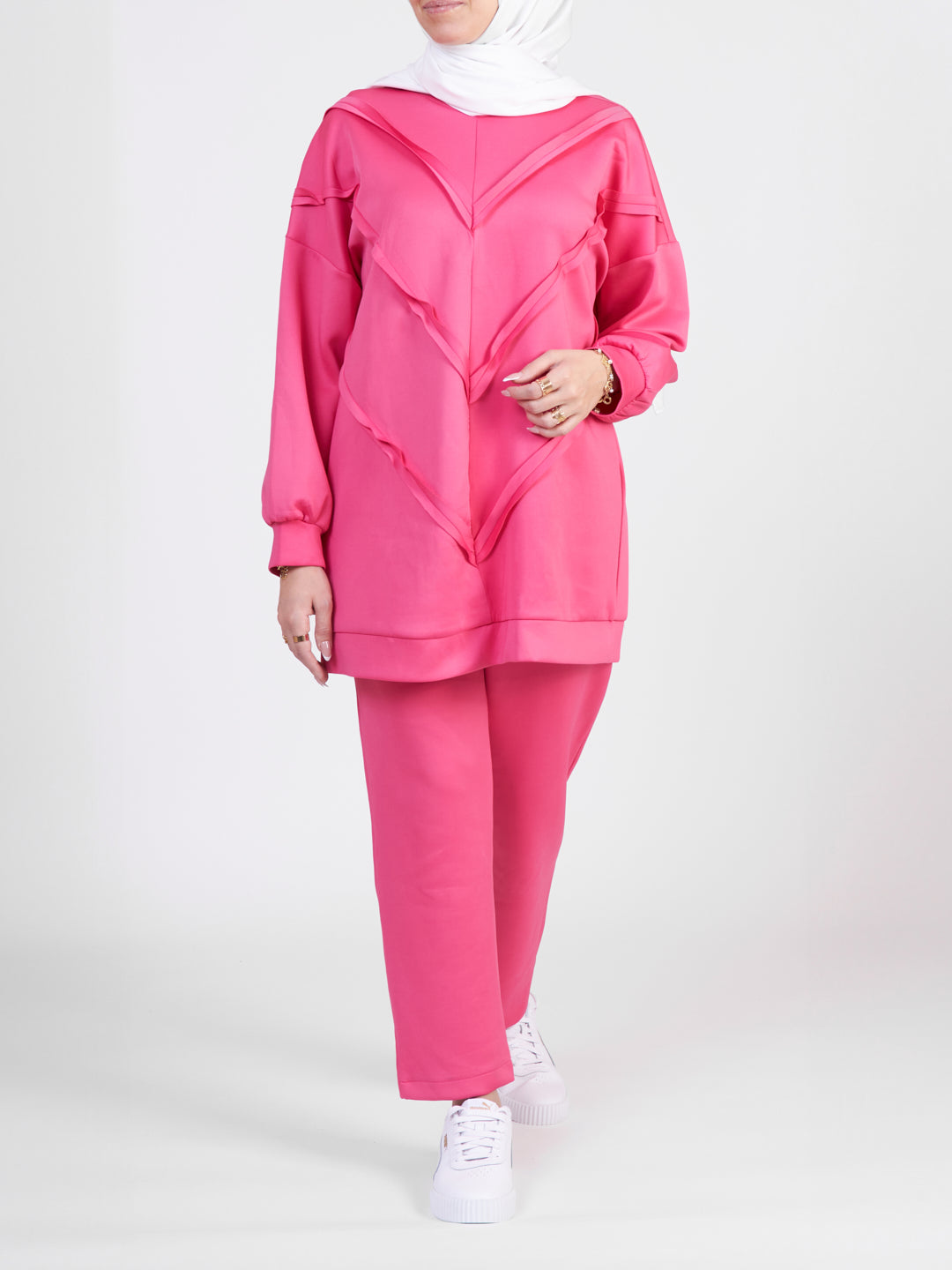 Tracksuit co-ord set - Fuchsia