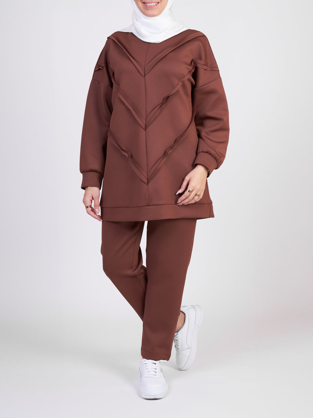 Tracksuit co-ord set - Brown chocolate