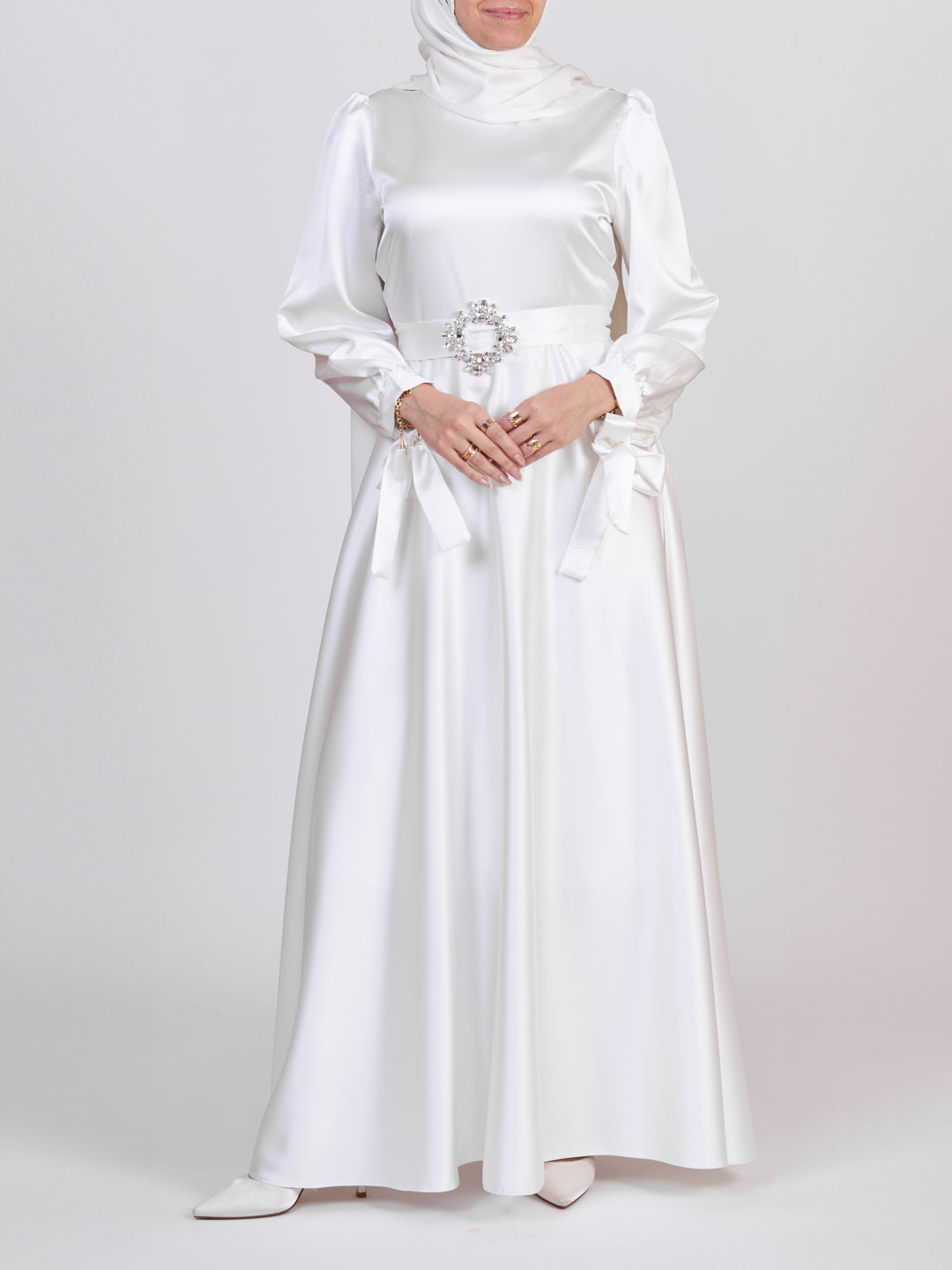 Bridal evening maxi dress